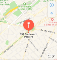 Adresse à Paris
